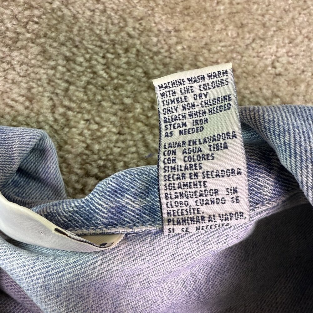 Arizona Jean Company Women's Denim Jean Jacket Size Large 14 Light Blue VTG E832 - Picture 3 of 10